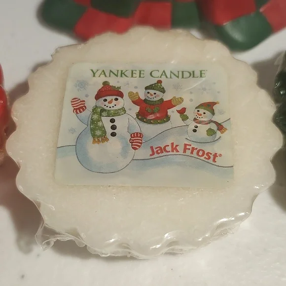Yankee Candle Snowman Wax Melter & 3 Christmas Fragrance Wax Melts Jack Frost - Picture 4 of 6